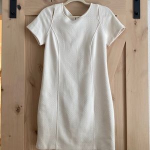 Kensie ivory basket weave material dress (M) NEW W/out tags